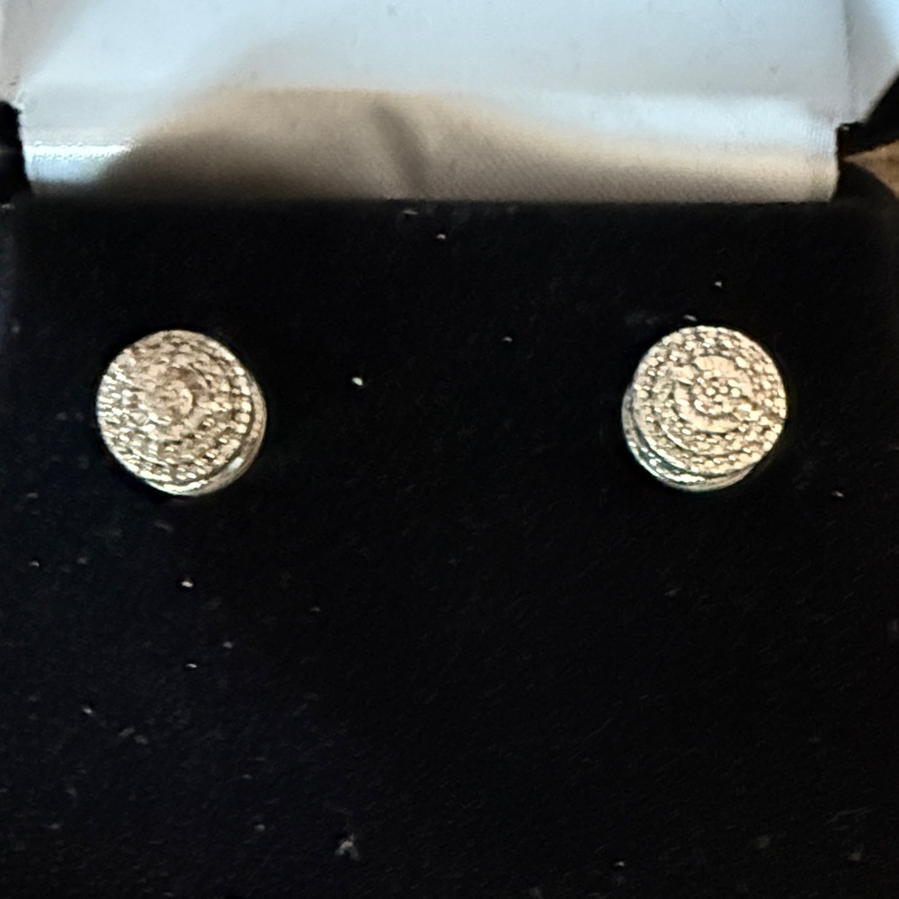 Elegant Silver Stud Earrings